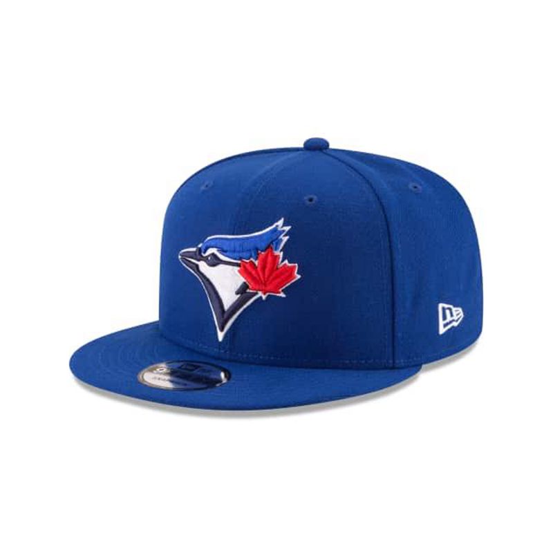 MLB Toronto Blue Jays Team Color Basic 9Fifty Snapback (SBQ7019) - Blue New Era Caps